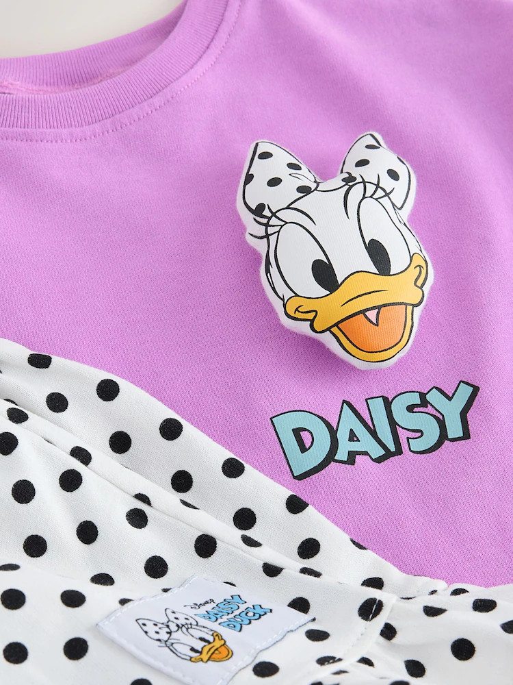 Purple Disney Daisy Duck Shorts Set (3mths-7yrs) | Next US