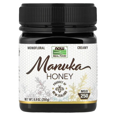 NOW Foods Real Food, Manuka Honey, MGO 250, 8.8 oz (250 g) | Target