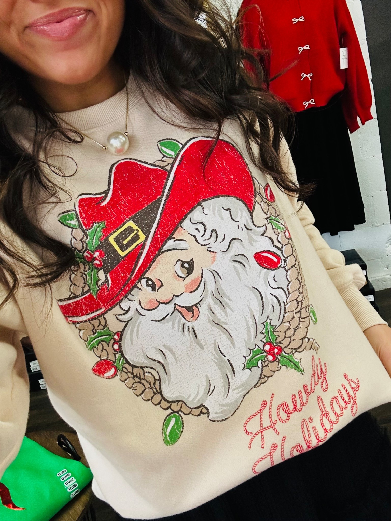 The coziest sweatshirt 🤠🎄 

#LTKootd #LTKHoliday