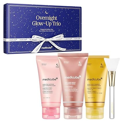medicube Overnight Glow-Up Trio | Amazon Exclusive Holiday Overnight Wrapping Peel Off Mask | Col... | Amazon (US)