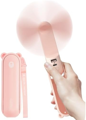 JISULIFE Handheld Fan 8 Plus: All-in-One Mini Fan with 37Hrs Cooling & 4500mAh PowerBank & Flashl... | Amazon (US)