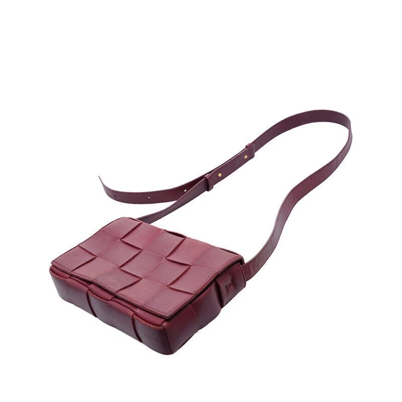 Bottega Veneta Burgundy Cassette Medium Crossbody Bag | eBay US