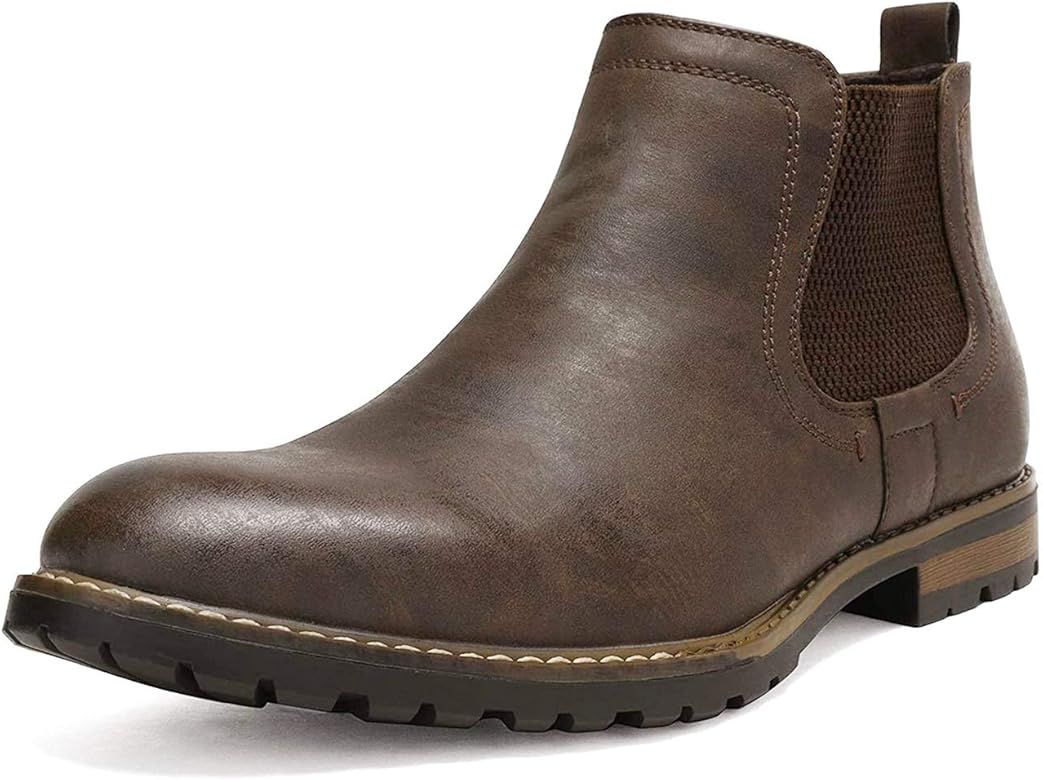 Bruno Marc Men’s Chelsea Boots Casual Slip-On Classic Dress Ankle Boot | Amazon (US)