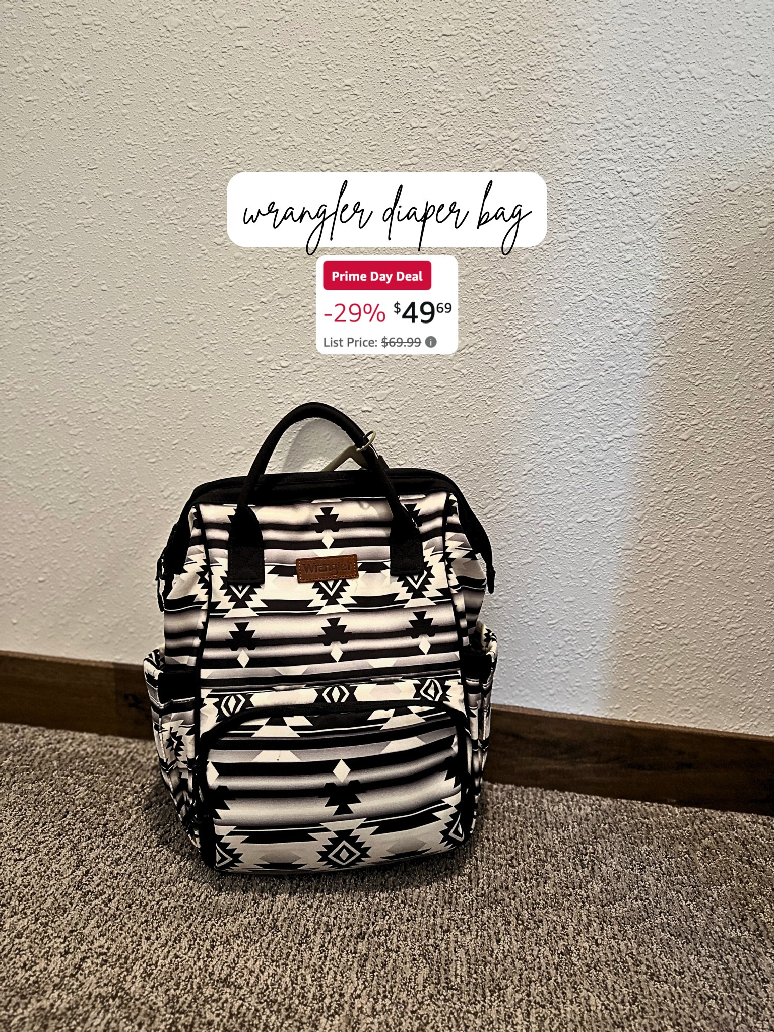 Western vibe lovers…. This is THE diaper bag for you!! On sale for Amazon Prime Days and definitely approved by this mama 👏🏼♥️

#diaperbag #momfinds #babyitems #wrangler

#LTKBaby #LTKFamily #LTKSaleAlert