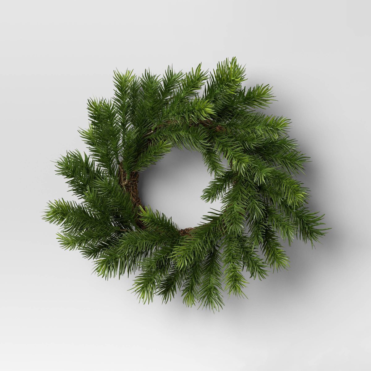 Mini Pine Christmas Wreath Green - Threshold™ | Target