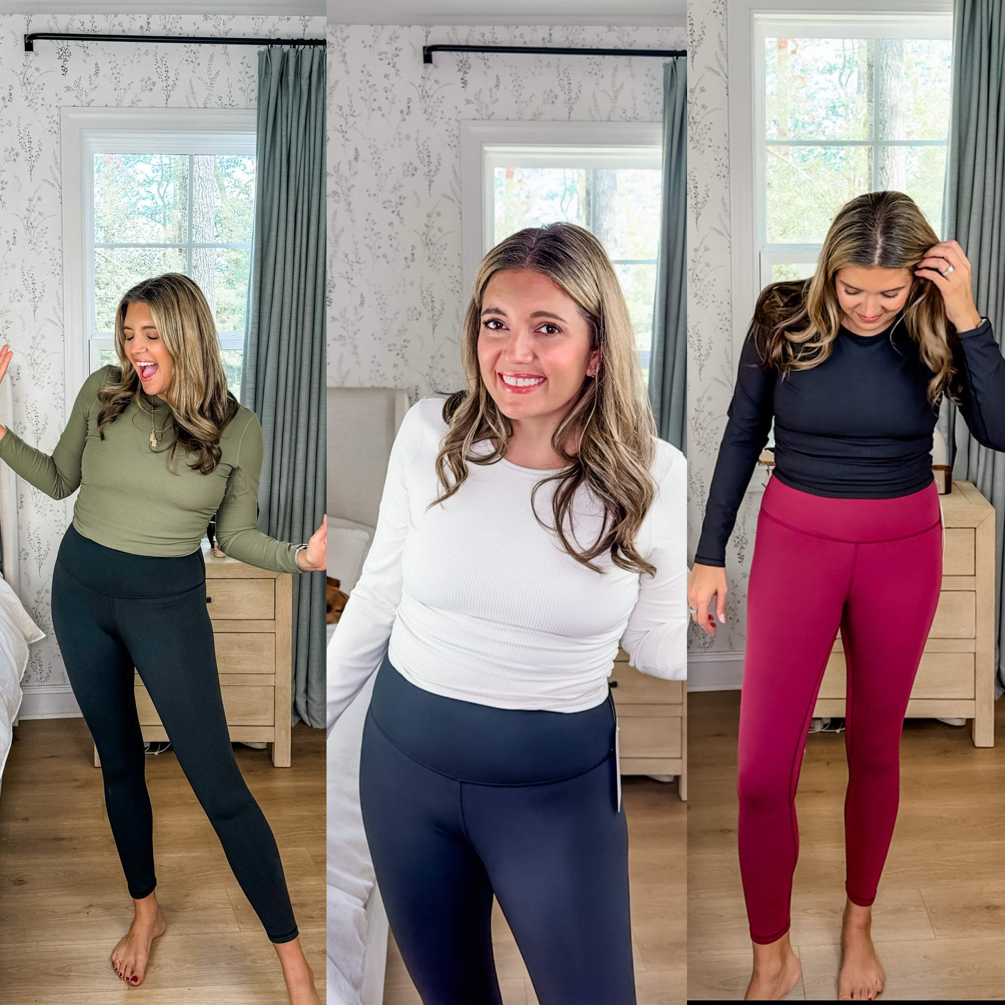 Favorite Athleta look for less leggings and long sleeve rib knit top! I sized up in the top. Leggings fit true to size! Both items up to 25% off for Black Friday!  

#LTKCyberWeek #LTKSaleAlert #LTKActive