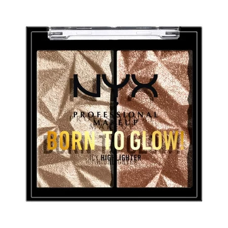 NYX Professional Makeup Born to Glow Highlighter Duo Platinum Status 0.07 oz. | Walmart (US)