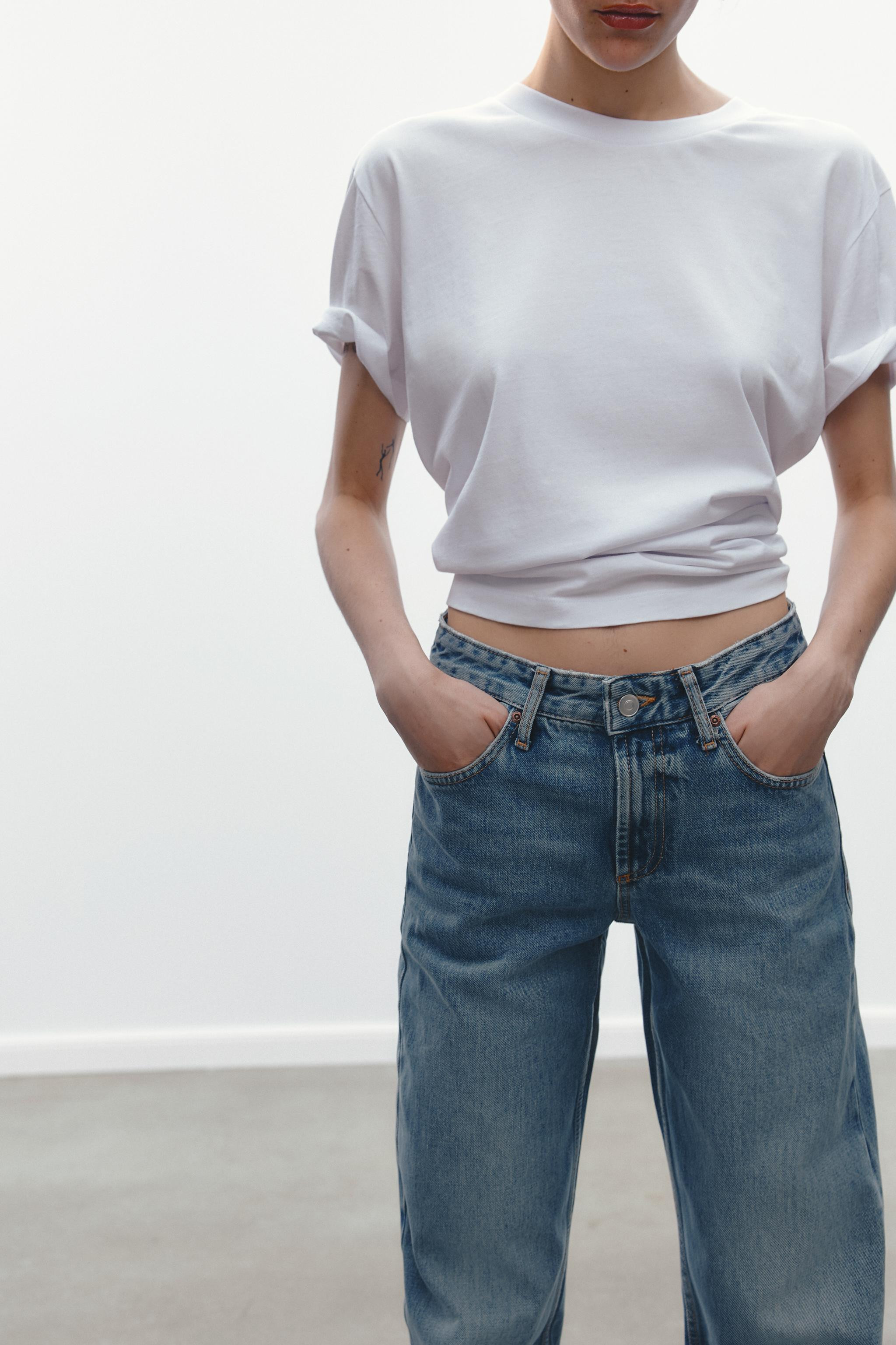 JEANS TRF WIDE LEG A VITA MEDIA | Zara US