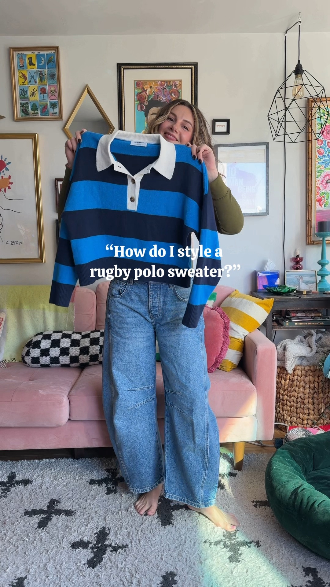 Styling a rugby polo sweater 8 ways!!