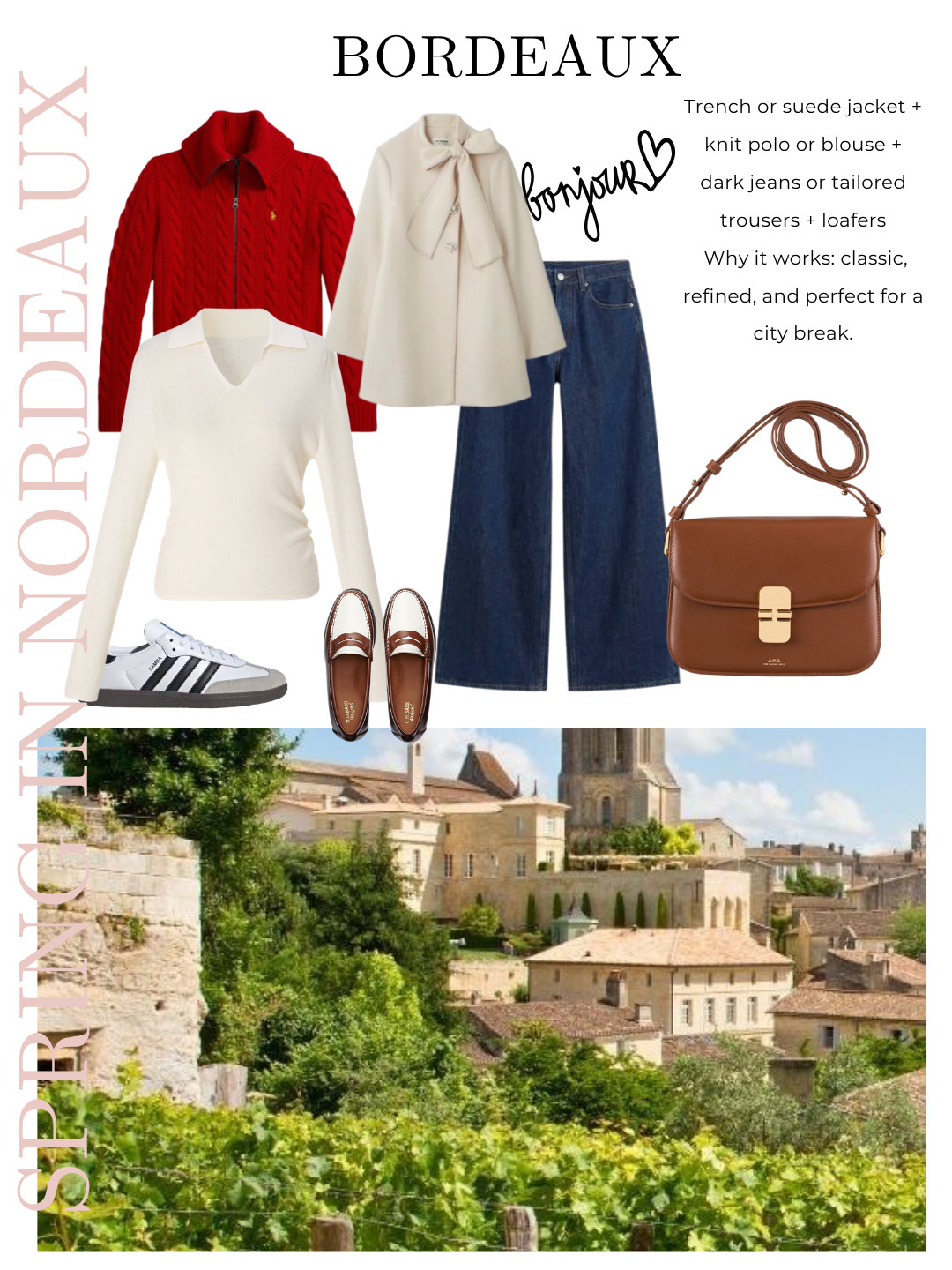 what to wear in France in spring 

 #LTKSeasonal #LTKTravel