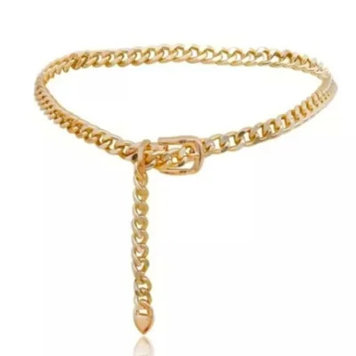 Cinto Feminino De CorrenteTendência Lançamento Blogueira Dourado | Dafiti (BR)