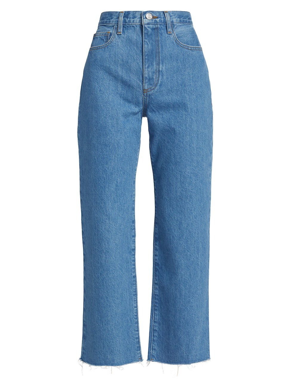 Le Jane Ankle-Crop Wide-Leg Jeans | Saks Fifth Avenue