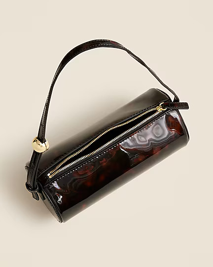 Bordeaux bag in tortoise print leather | J. Crew US