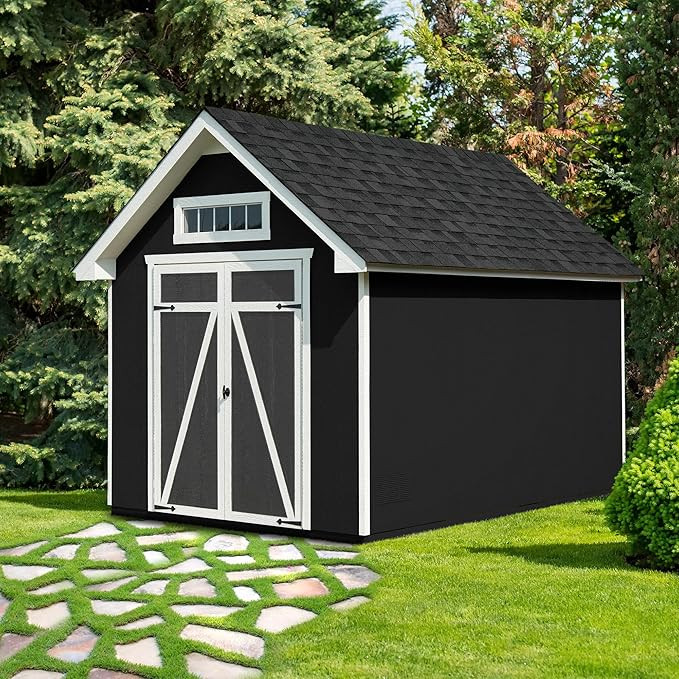 Handy Home Products Trident 8x12 Do-it-Yourself Wooden Storage Shed- does not include floor kit, ... | Amazon (US)