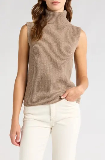 Faye Sleeveless Turtleneck Sweater | Nordstrom