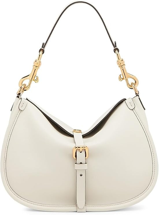 Amazon.com: Etro, Medium Pony Leather Shoulder Bag, Milk White : Amazon Luxury | Amazon (US)