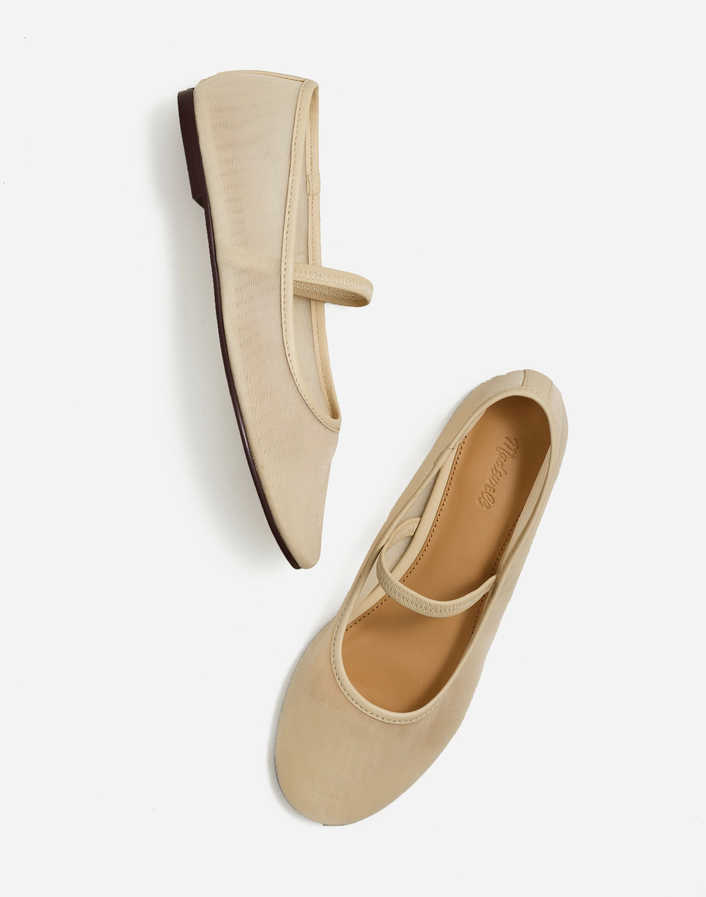 The Greta Round-Toe Ballet Flat in Mesh | Madewell