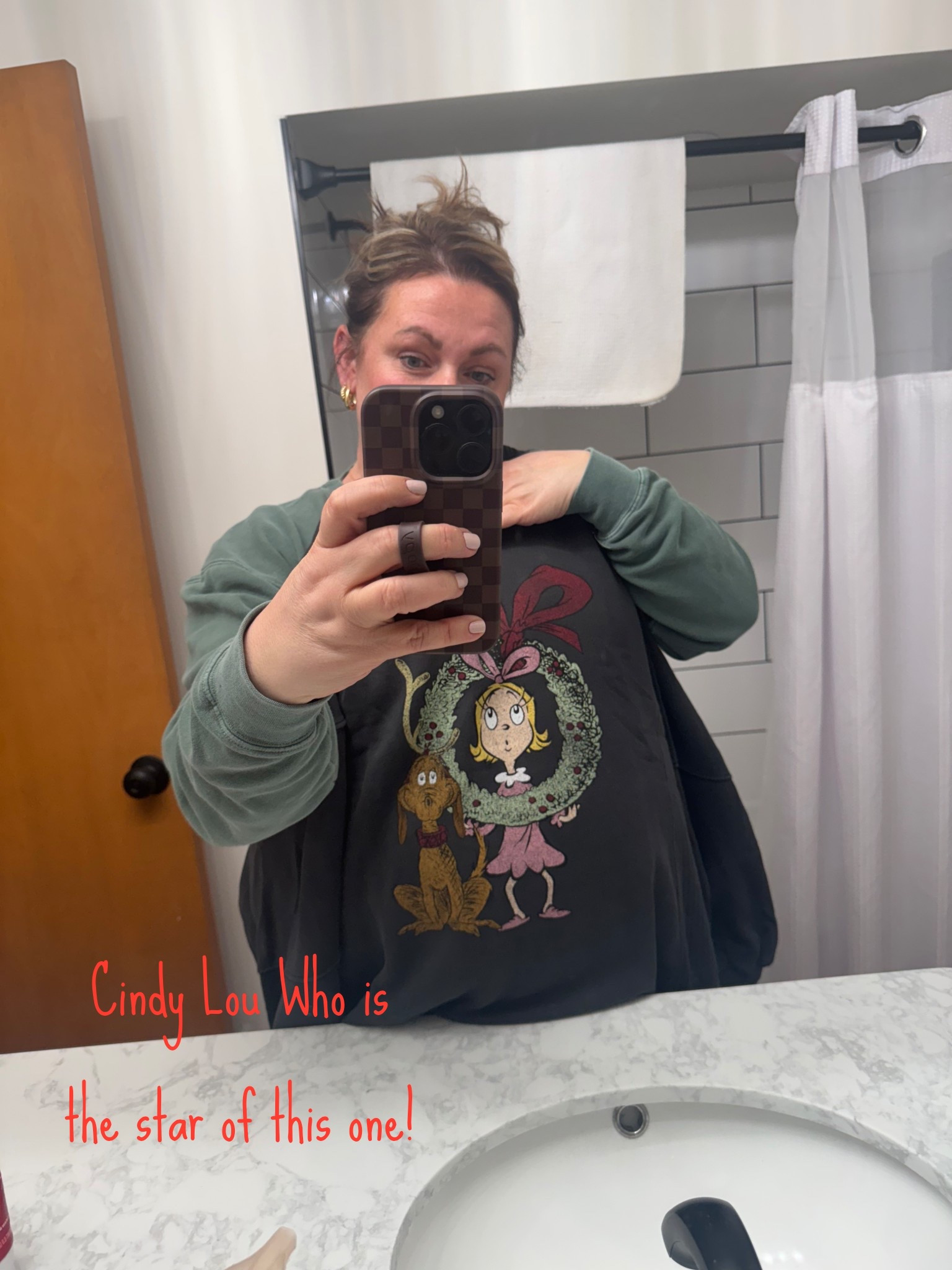 Ya’ll better grab this one quick…already sold out in my Aerie! Their classic oversized sweatshirt with Cindy Lou Who from The Grinch. Part of my Christmas apparel rotation now! 

#LTKHoliday #LTKGiftGuide #LTKFamily
