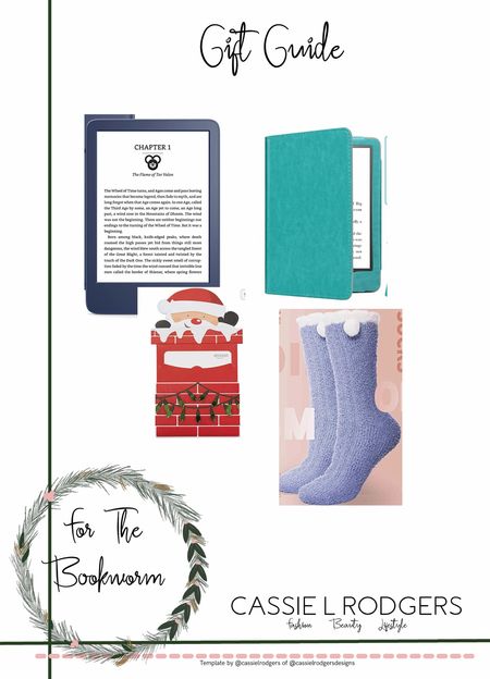 Gift guide for the bookworm 
Kindle and case 
Amazon gift card 
Fuzzy socks 

#LTKGiftGuide #LTKHoliday #LTKunder100
