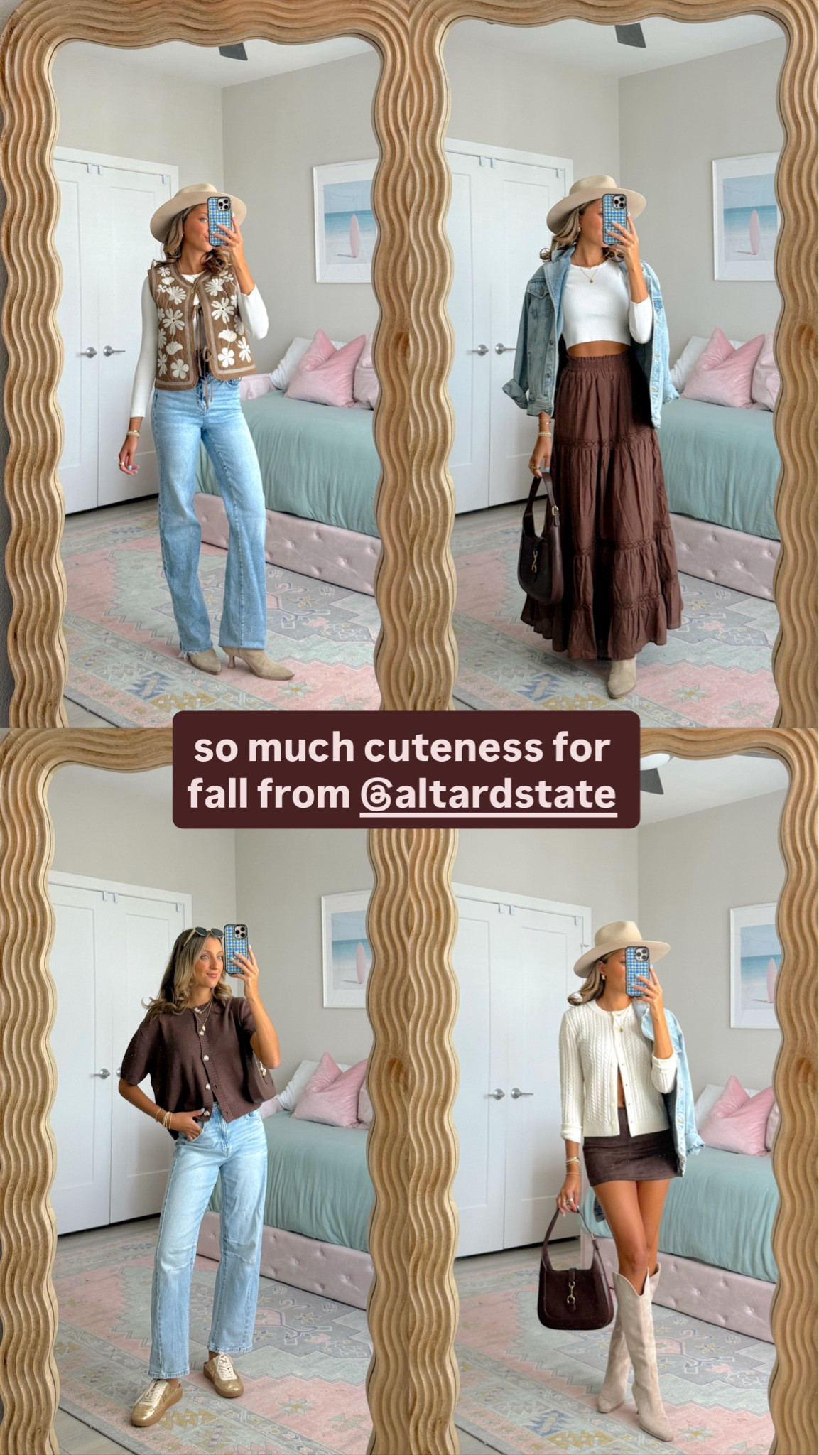 cute new fall outfit ideas from Altard state! obsessed with these transition sweaters and denim 🤎

#LTKSeasonal #LTKHalloween #LTKSaleAlert