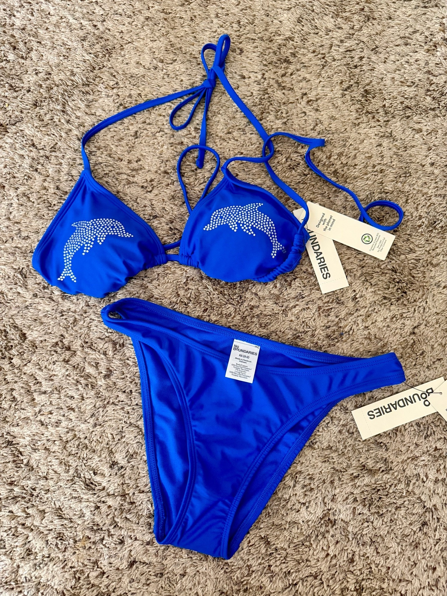 $9 top & $9 bottom dolphin blue bathing suit
I needed something cheap and that fit good to run around outside with the kids in!
Small in top and xs in bottoms!

#LTKmomlife #LTKSeasonal #LTKSwim