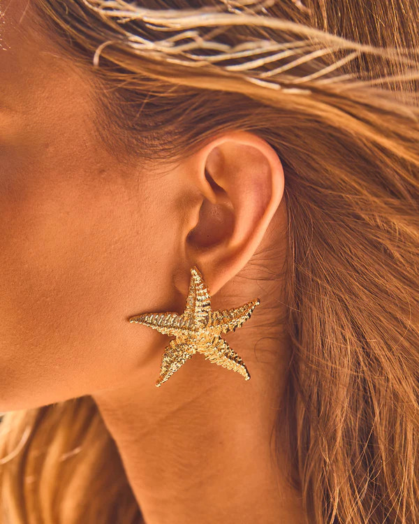 Paradise Tide Starfish Stud Earrings | VICI