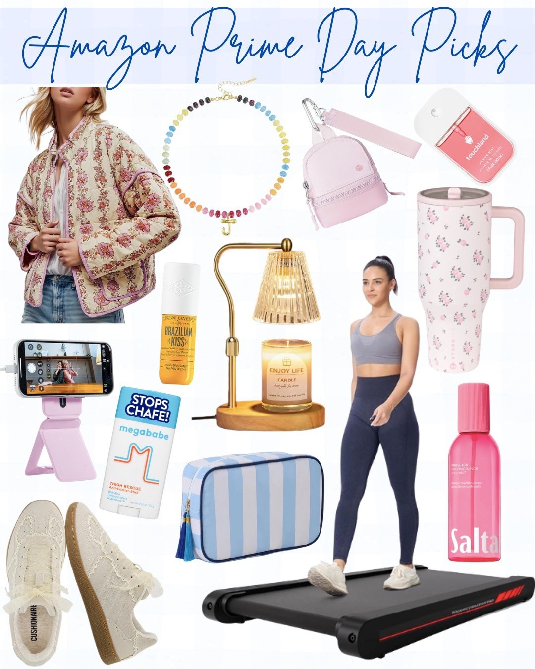 Amazon Prime Day picks!

Walking pad, Hydrojug, quilted jacket, lace sneakers, body spray, beauty picks #ltkbeauty

#LTKFindsUnder100 #LTKFindsUnder50 #LTKSaleAlert