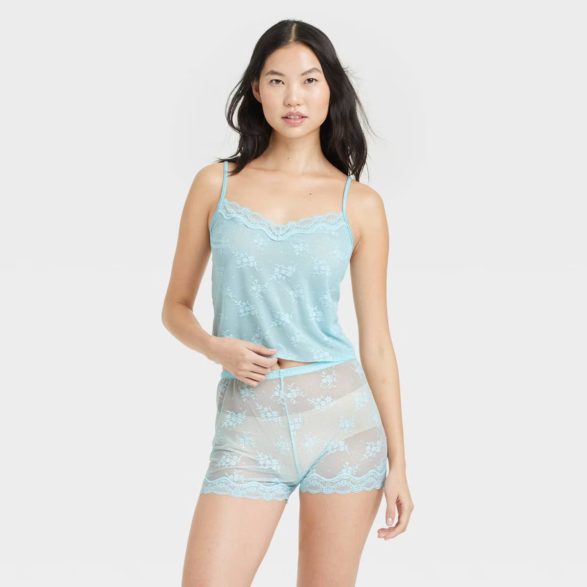 Women's Lace Cami and Shorts Lingerie Set - Colsie™ | Target