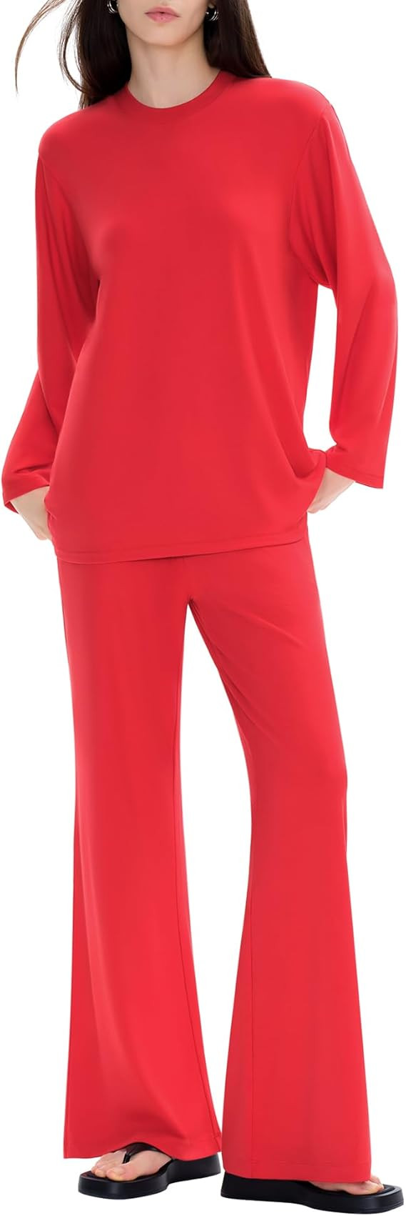 Women's Lounge Sets Two Piece Outfits Matching Set Loose Fit Tracksuits All Day Collection | Amazon (US)