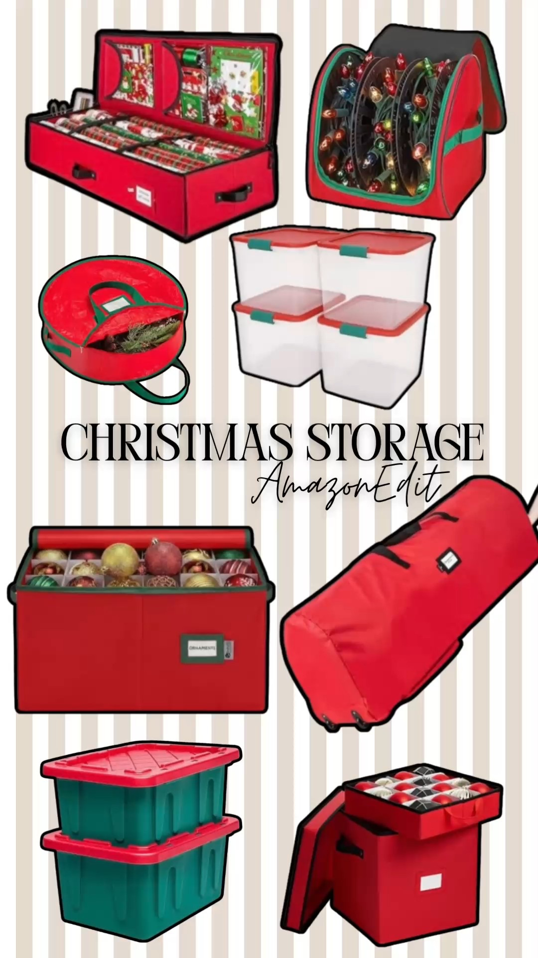 Amazon Christmas Storage & Home Organization 

#LTKHome #LTKHoliday #LTKSeasonal