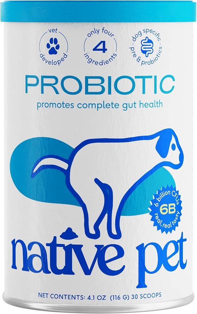 Native Pet Probiotic for Dogs - Vet Created Probiotic Powder for Digestive Issues - Probiotic Pow... | Amazon (US)