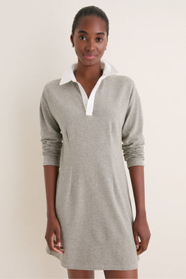 Gray Knit Ilona Rugby Dress | Tuckernuck (US)