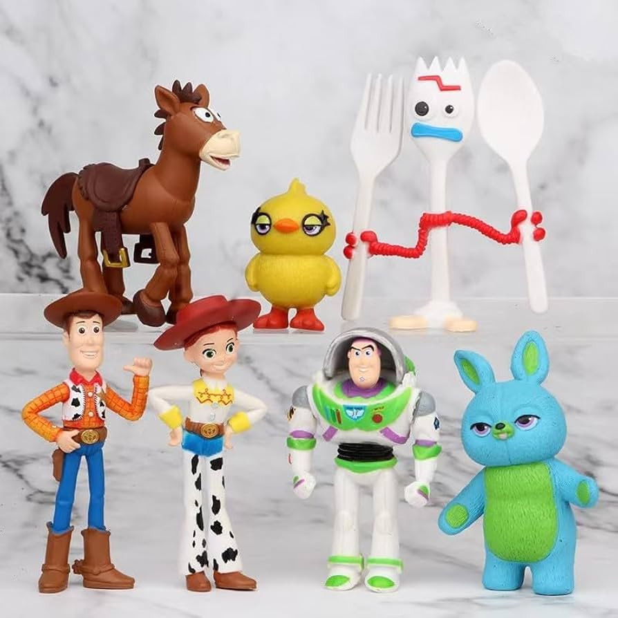 FOR Toys Cake Topper Figures Set 7Pcs Cartoon Cake Decorations for Party Supplier Birthday | Amazon (US)