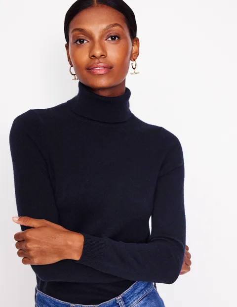 Eva Cashmere Roll Neck Jumper | Boden UK