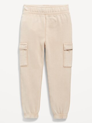 Fleece Cargo Jogger Sweatpants for Toddler Girls | Old Navy (US)