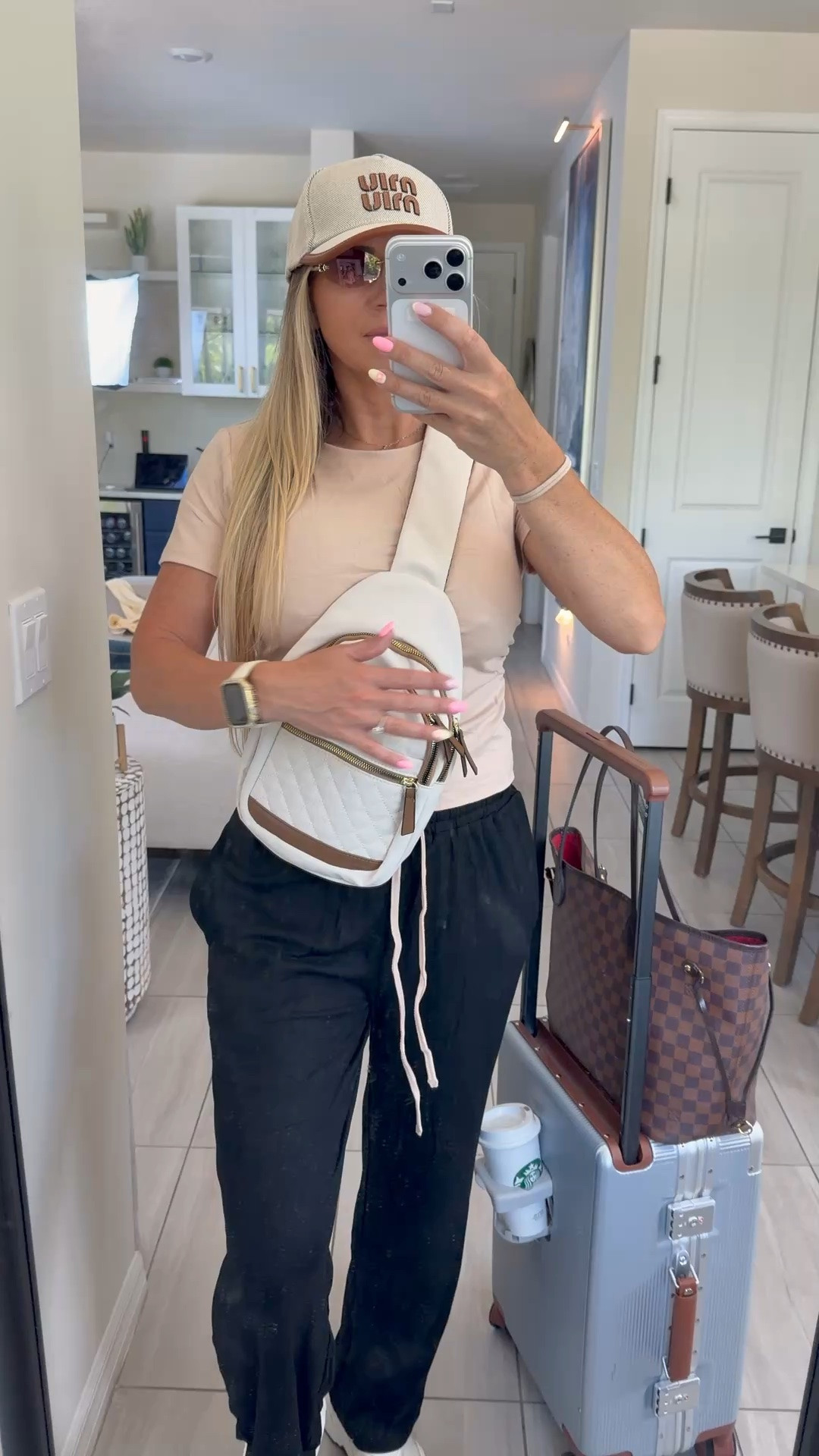 Lightweight Amazon set perfect for summer travel and everyday wear ☀️ comfy, easy to style, and great for airport days, coffee runs, vacations, and casual outfits. Loving this neutral color combo.


Amazon matching set, travel outfit, airport outfit, comfy travel outfit, travel day outfit, vacation outfit, casual summer outfit, matching set outfit, airport style, coffee run outfit, everyday outfit, Amazon fashion

#LTKU #LTKSeasonal #LTKTravel