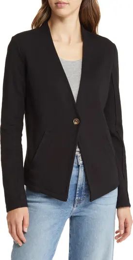 One-Button Knit Blazer | Nordstrom