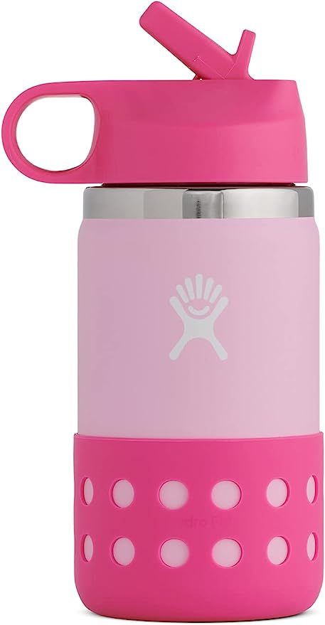 Hydro Flask Kids Wide Mouth Water Bottle with Straw Lid | Amazon (US)