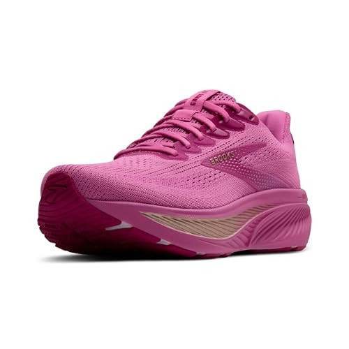 Brooks Women’s Ghost 17 Neutral Running Shoe - Pink/Fuchsia/Gold - 6.5 Medium | Amazon (US)