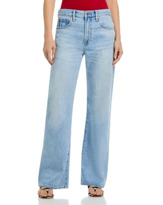 Pistola Larsen Relaxed High Rise Flare Wide Leg Jeans in Mellow | Bloomingdale's Women | Bloomingdale's (US)