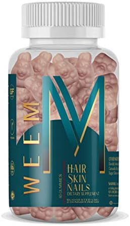 WEEM Hair Skin and Nails Gummies - Supports Healthy Hair - Vegan biotin Vitamins for Women & Men ... | Amazon (US)