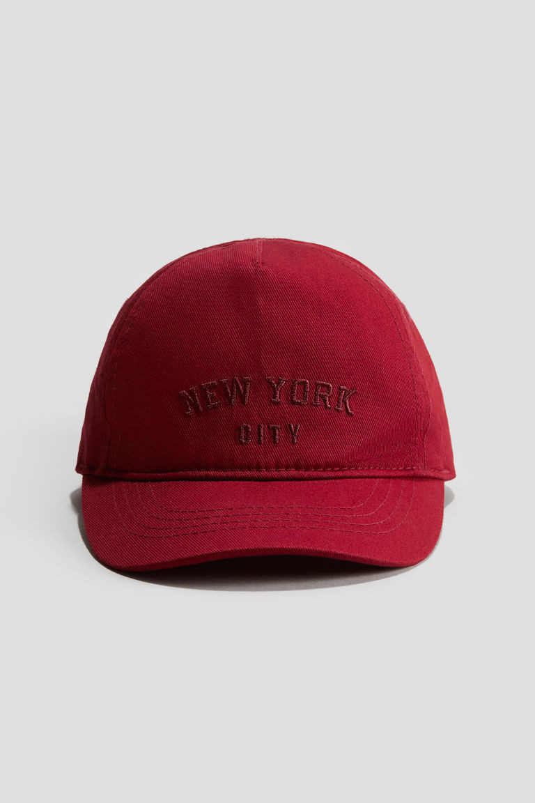 H & M - Casquette en coton - Rouge | H&M (FR, IT, ES, PT, BE)