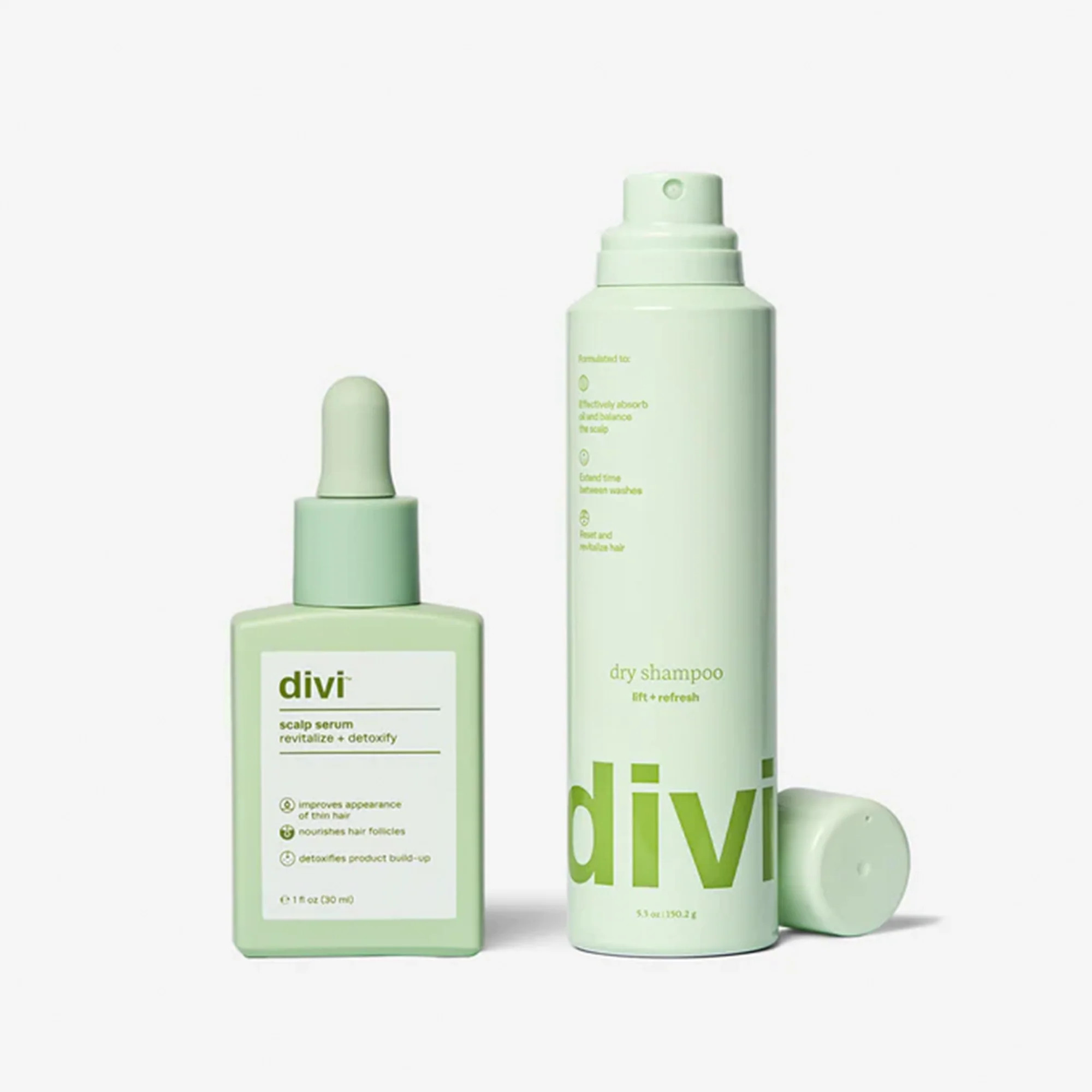 Best Sellers Bundle | Dry Shampoo & Scalp Serum for a Hydrated Scalp | Divi Official