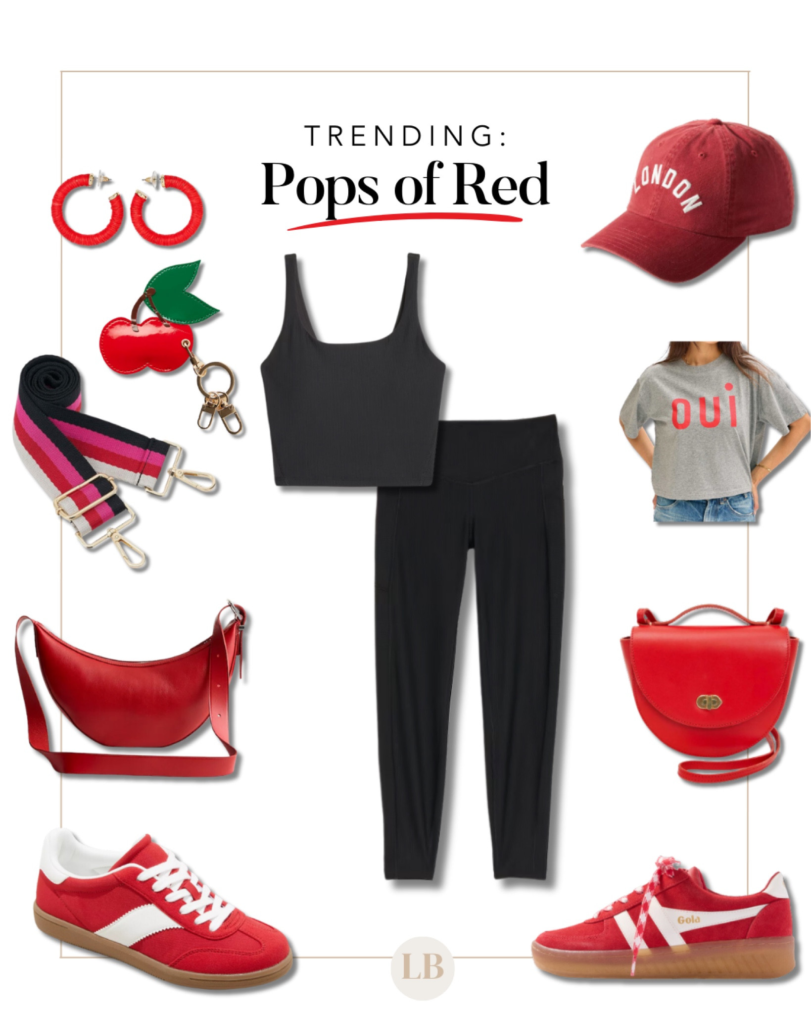 Seeing little pops of red all over this season - especially loving the fun red sneaker trend!

#LTKSeasonal #LTKStyleTip #LTKShoeCrush