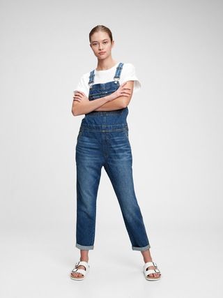 Slouchy Overalls With Washwell™ | Gap (US)