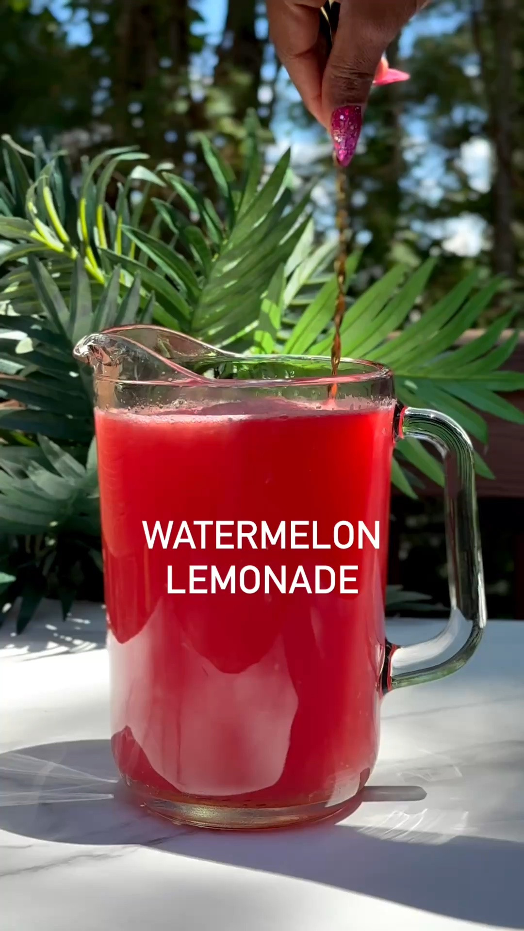 I make fresh lemonade a few times EVERY WEEK, and Watermelon Lemonade is literally one of my FAVORITE summer lemonades 🍉🍋☀️

But adding CHIA SEEDS?! Baby, that takes it to another level and gives my gut exactly what it needs.

Watermelon is naturally refreshing and hydrating, lemons bring that fresh tart flavor, and chia seeds add fiber that helps support regular digestion and keeps this drink satisfying.

And because we drink lemonade around here like WATER 😂, I’m making a BIG batch for the whole family!

WATERMELON LEMONADE 
For my big batch I use:

🍋 10 fresh lemons
🍉 1/2 watermelon
💧 Water
🍯 Honey to taste, but use 
whatever sweetener you prefer
🌱 Chia seeds

I juice the watermelon first, then juice all of my lemons.
Add everything to a big pitcher, add your water and honey, then mix until you get the sweetness and lemonade flavor you love.

When you’re ready to serve, add your chia seeds and let them soak for AT LEAST 30 minutes before drinking so they have time to fully hydrate.

Serve it COLD over ice and ENJOYYYYY. 
Fresh homemade drinks will forever have my heart because I know exactly what’s going into them, I can control the sweetness, and I can make enough for my entire family.

I use my Nama J2 Cold Pressed Juicer to juice the watermelon and my Nama Citrus Attachment to juice all those lemons because baby… we are NOT hand squeezing lemons.