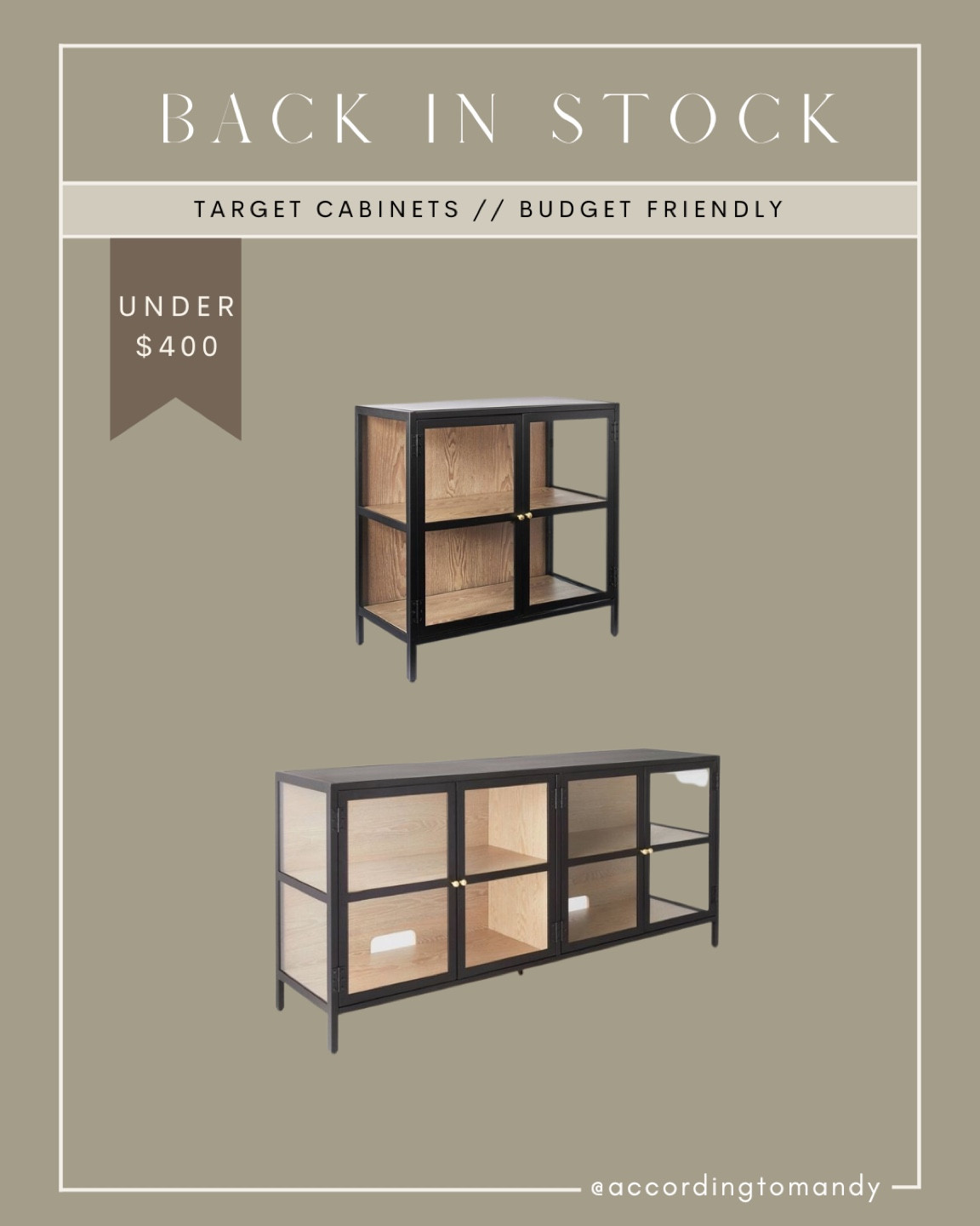 Back in stock - target cabinet! 

#LTKFind #LTKhome