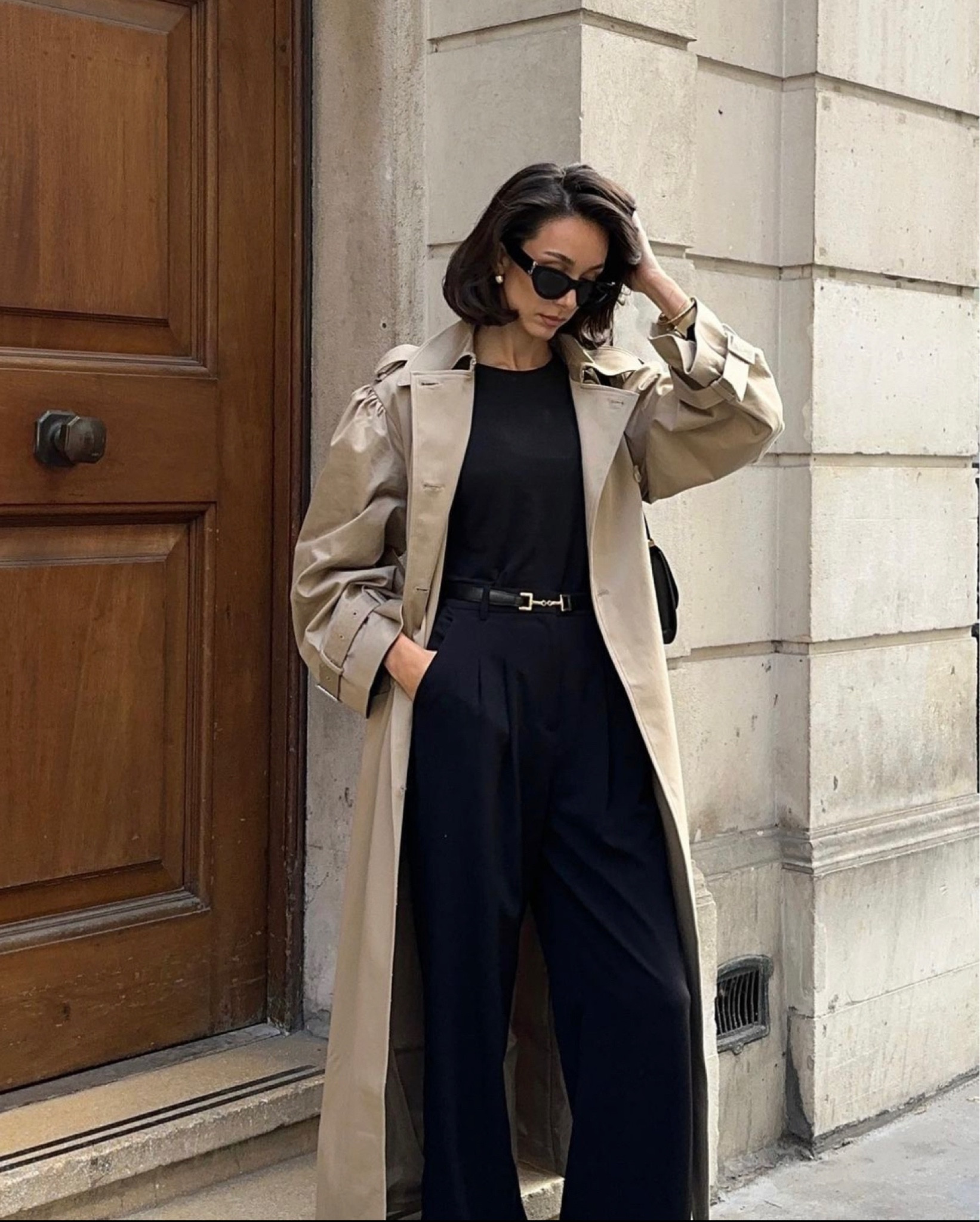Trench coat, beige coat, trench coat season, autumnal fashion, transitional style, monochrome outfit, neutrals, YSL sunglasses, autumn outfit, street style, camel trench coat, beige coat 

#LTKSeasonal #LTKstyletip #LTKeurope