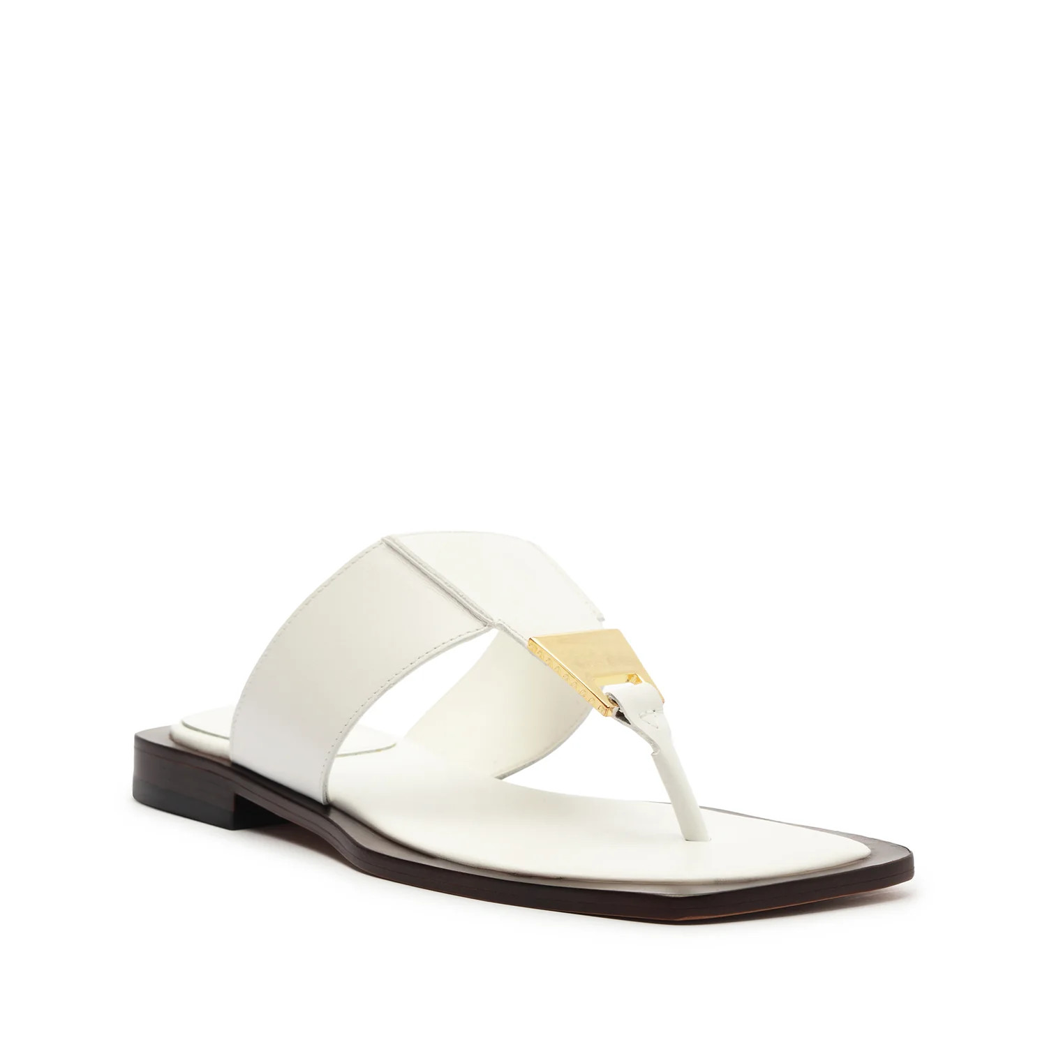 Salma Leather Flat Sandal | Schutz Shoes (US)