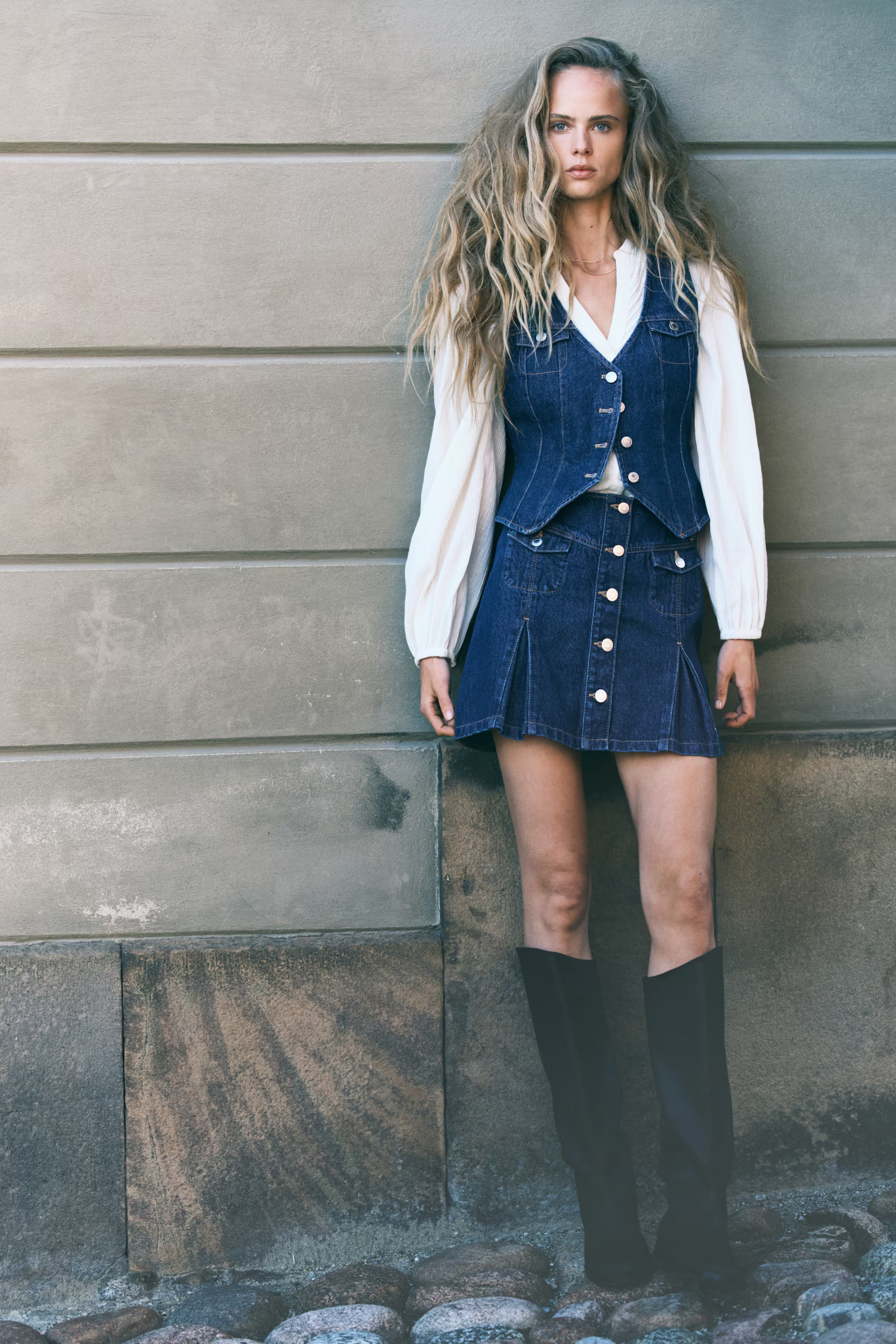 Denim Mini Skirt | H&M (US + CA)